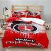 3PCS Football Charlton-Athletic Crest Bedding set,Ideal For1pc Duvet Cover And 2pcs Pillowcases Perfect for Christmas,Ideal for Bedroom, Dormitory