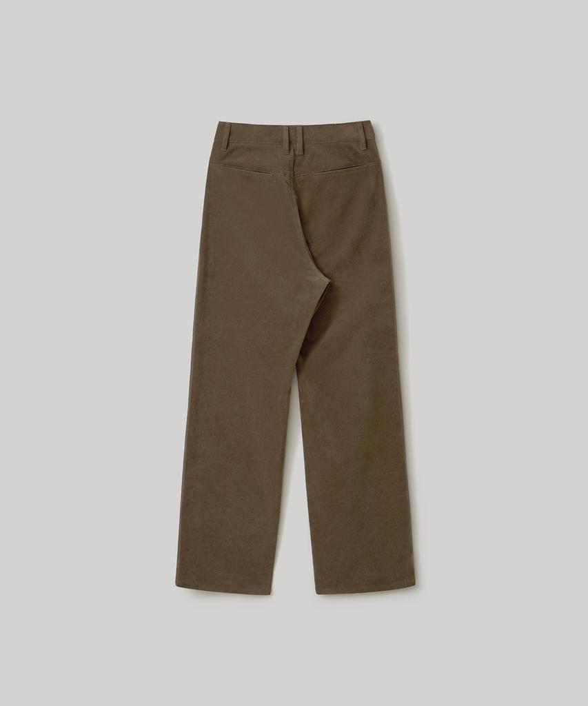 ANOTHER OFFICE WOMEN W. Mild Velveteen Trouser (Mild Brown)