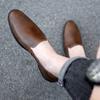 genuine Leather Loafers slip on Casual Driving Shoes for Man Lightweight Fashion Flats Breathable Comfortable Moccasins men