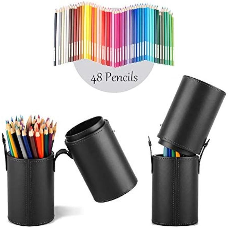 Makeup Brush Storage Bucket Travel Carrying Beauty Work Storage Box PU Material Waterproof and Dustproof Multi-color Selection