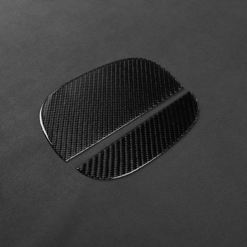For Hyundai Genesis Coupe 2013-2016 Real Carbon Fiber Stickers Fuel Filler Cap Fuel Tank Panel Car Accessories Ide Decorative