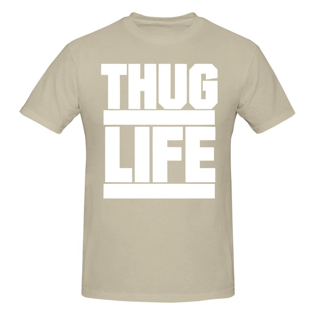 Tupac 2pac Thug Life Ed Not Easy To Deform Tshirt Urban Light Mature Faderesistant Tshirt