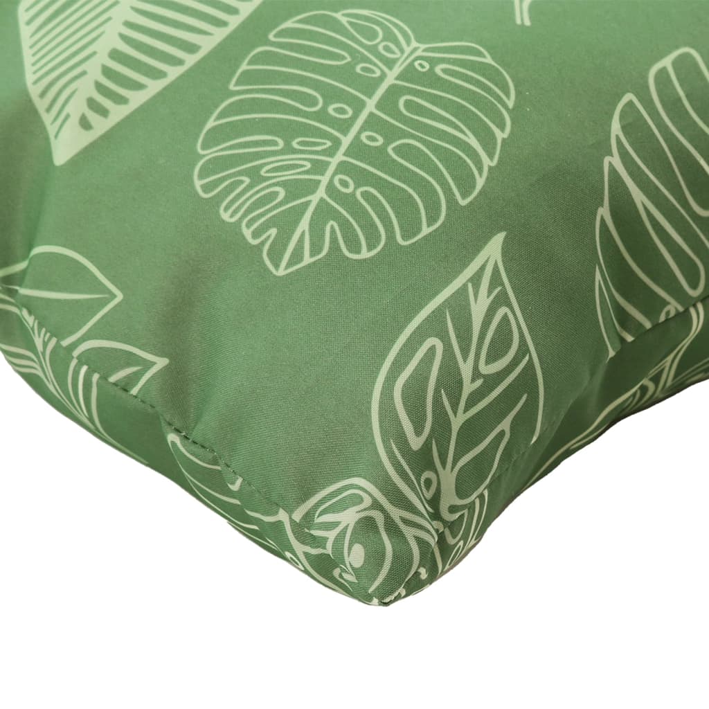 Pallet Cushions 3 Pcs Leaf Pattern Oxford Fabric