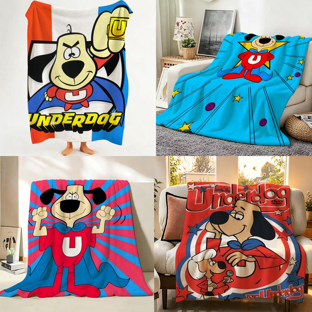movie U Underdog Throw Flannel Throw Blanket Suitable for Sofa Living Room Bedroom