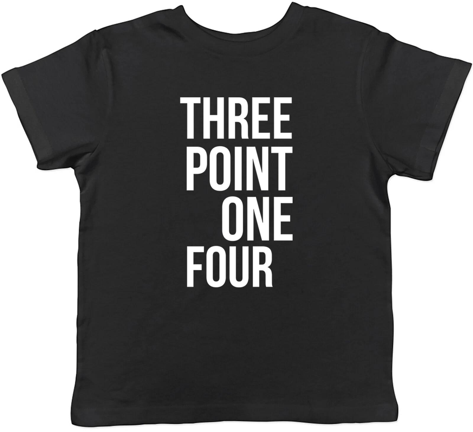 Three Point One Four PI Childrens Kids T-Shirt Boys Girls 140