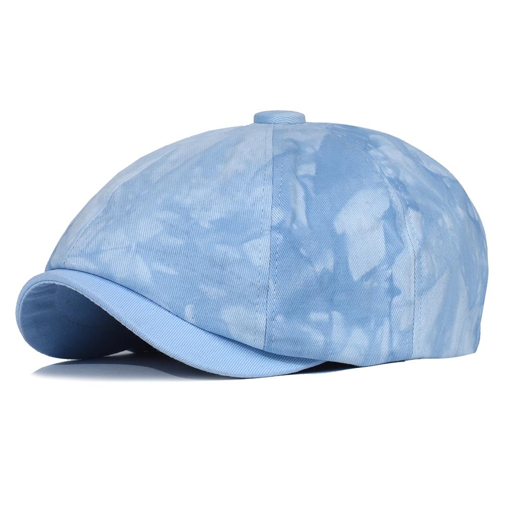

Кепки Four Seasons Tie Dye Newsboy Ivy, повседневные береты, шляпа в стиле ретро в стиле Гэтсби, плоская кепка для водителя 56-59 cm
