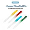 Glass Nail File Manicure Kit: Colored Nail Shaping, Grinding, and Polishing Tool. Ideal for Nail Fungus Treatment.