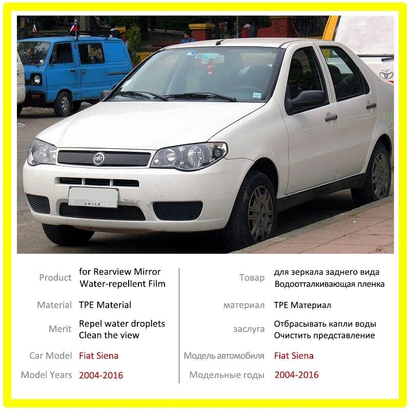 Für Fiat Siena 2004 - 2016 2014 2015 Vollabdeckung Rückspiegel HD-Folie Beschlagschutz Regendicht Auto Spiegelaufkleber Autozubehör