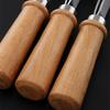 Leather Edging Creaser Tool with Wood Handle Leather Craft Scriber Marking Tool Adjustable Leather Creaser Working Tool