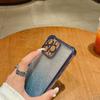 Applicable to Apple 16 glitter electroplating mobile phone case iPhone15Pro four corners anti-drop lens film protection