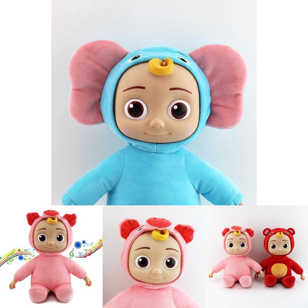 Cocomelon Singing Jojo Cross Dressing Musical Plush Toy