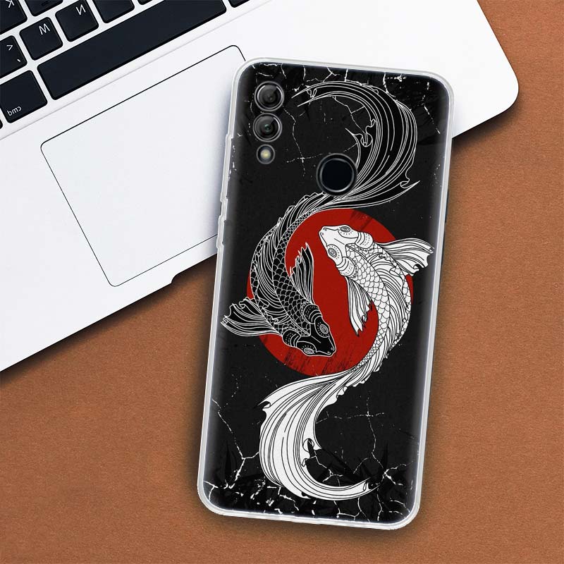 

Чехол для телефона «Japan Koi Fish Yin Yang Art» для Huawei Y5 Y6 Y7 Y9S P Smart Z 2021 2019 Honor 10 Lite 9 20 9X 8S 8X 8A Pro 20i Huawei Y5 2019