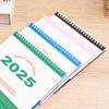 2025 Small Desk Calendar Standing Flip Desktop Calendar Monthly Planner Time Management Organizer for Home Office School