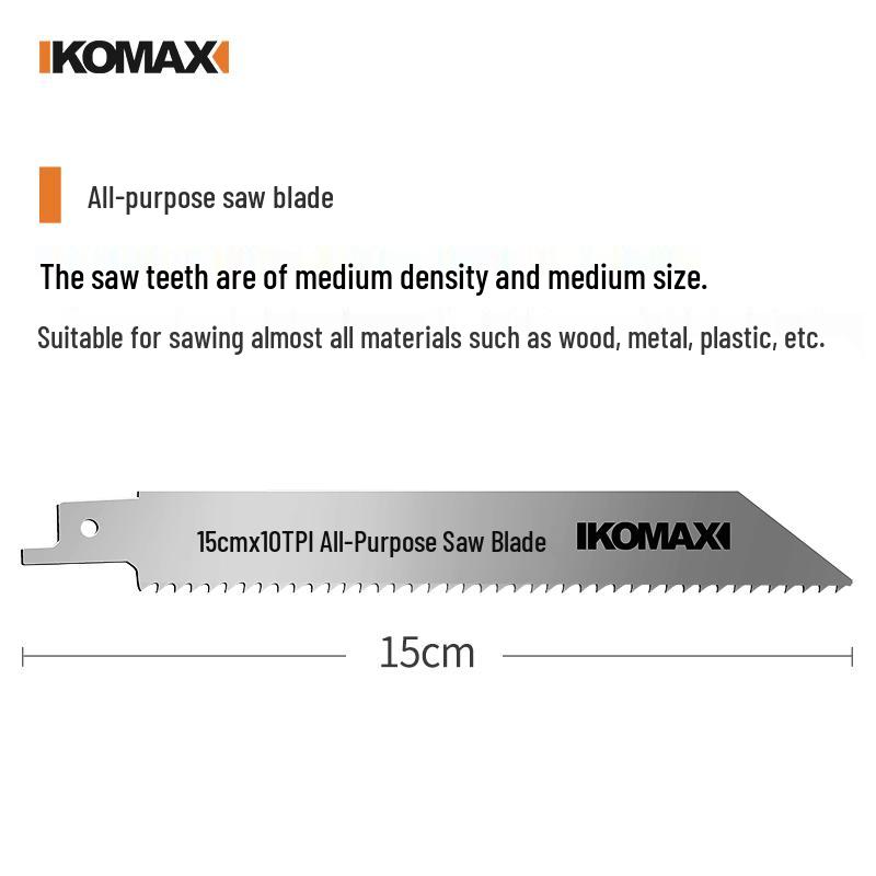 Handheld Electric Saber & Jigsaw Blade for Metal & Wood Cutting
