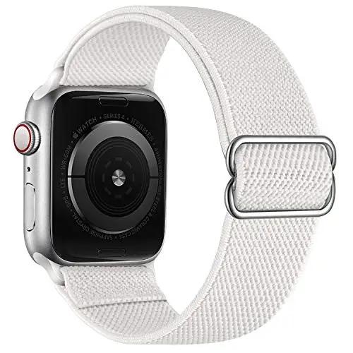 Adjustable Nylon Loop Strap For Apple Watch Series Ultra 11 10 9 8 7 46mm 45mm 41mm Fabric Strap For Iwatch 6 5 4 SE 44mm 40mm