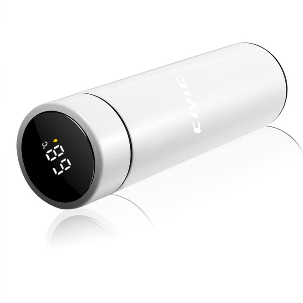 500ml Intelligent Temperature Display Leakproof Vacuum Flasks Coffee Cup For Honda Civer Accord Fit CR-V City Jazz Typer Odyssey CG3