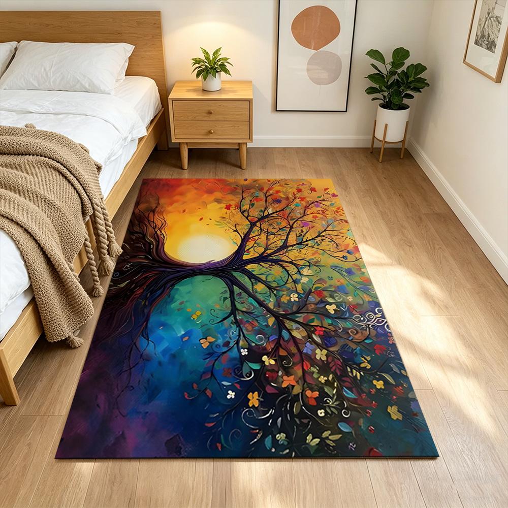 Mystic Forest Pathway Non-Slip Home Carpet Design for Office Decor Living Room Bedroom Gift