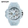 Sanda Youth Fashion Luminous Waterproof Shockproof Alarm Men's Watch