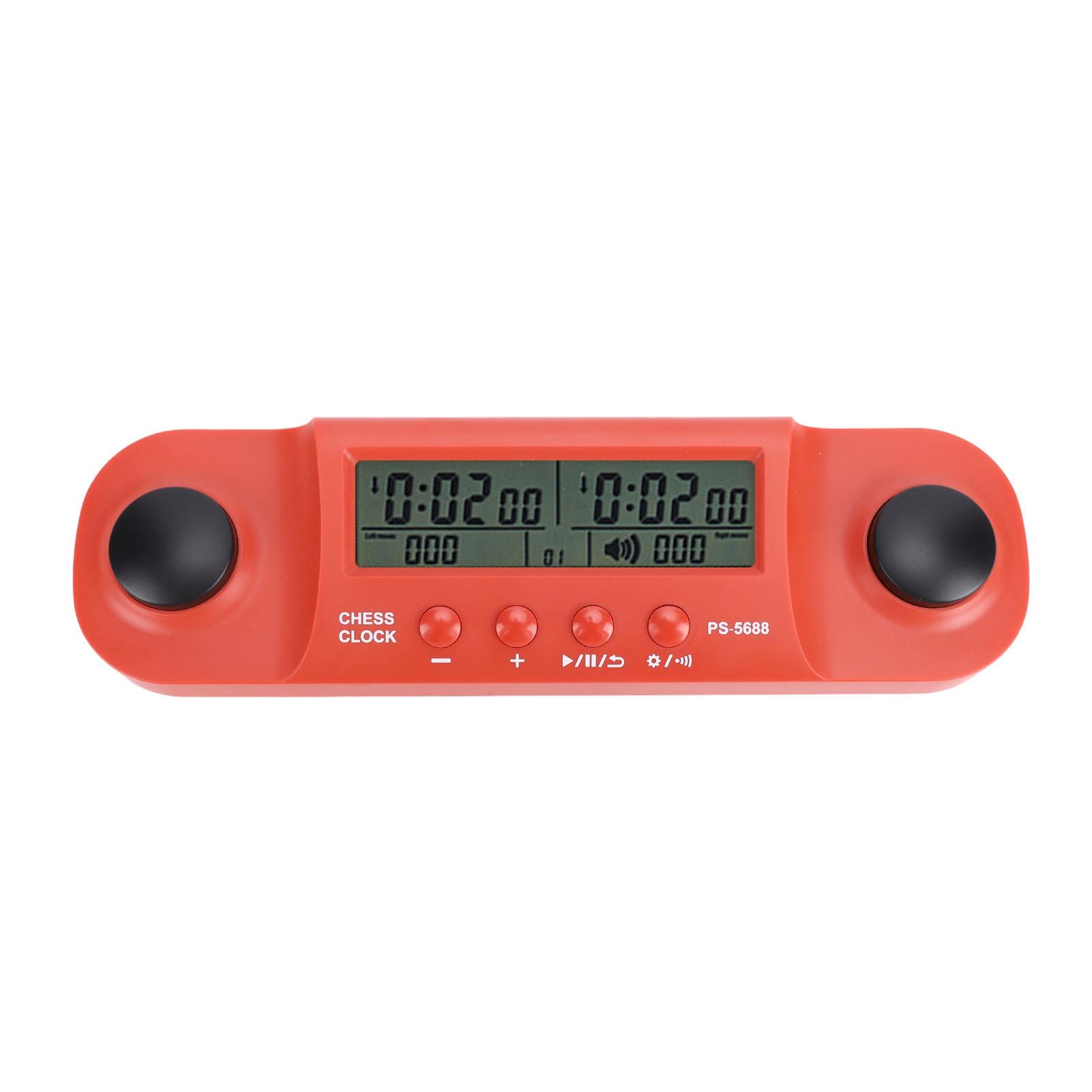 Chess Clock Battery Operated HD Display Chess Timer for International Chess Chinese Chess Competition International Chess Clock