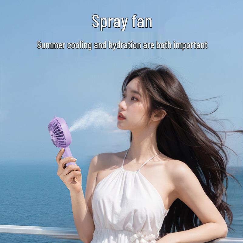 Portable Mini USB Spray Fan - Compact Electric Fan for Home & Office Use
