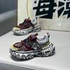 Summer New Low-top Mesh Breathable and Comfortable Casual Thick-soled Lace-up Dad Shoes Dl