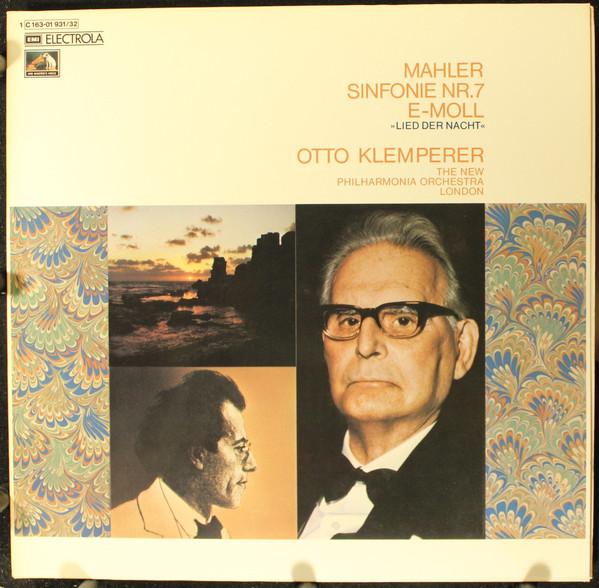 

LP Record OTTO KLEMPERER NEW PHILHARMONIA OR Mahler Sinfonie Nr. 7 Emoll lied 1C1630193132 DIE STIMME SEIN Germany Classical Used