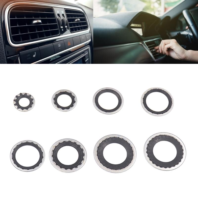 30 Stück/Satz Automobil-Klimaanlagensystem Dichtungs-O-Ring-Kit Kompressor Expansionsventil Rohrkopf Dichtung