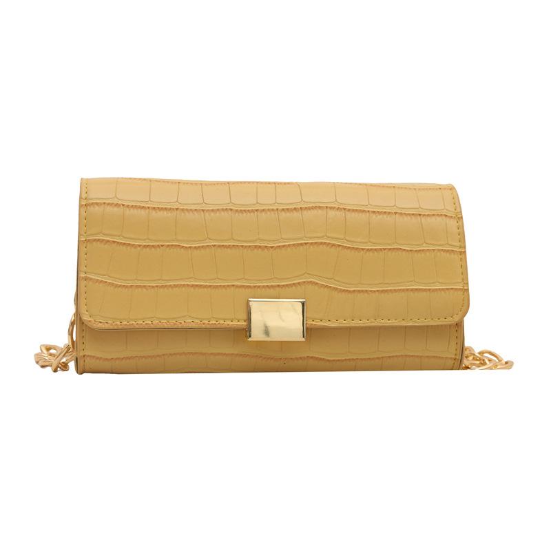 Summer new bag retro versatile crocodile pattern small bag chain bag handbag messenger bag small fragrant shoulder bag