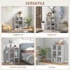 6-Cube Bookshelf - White