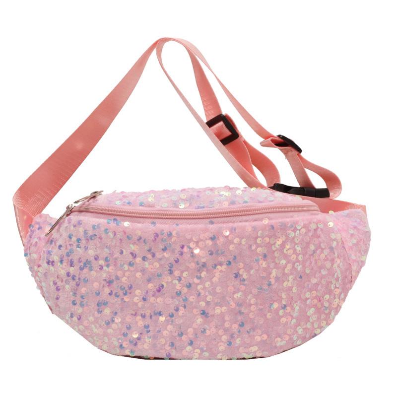 Glitter Women's Bag  Casual Fanny Pack  Shoulder  Crossbody  Chest  Hip Hop  Belt Bags  Women's Fashion  Luxury  Trend