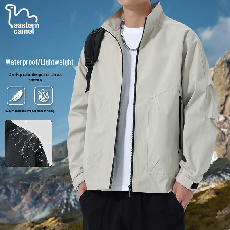 

EASTERN CAMEL Men s Stand Collar Workwear Jacket L