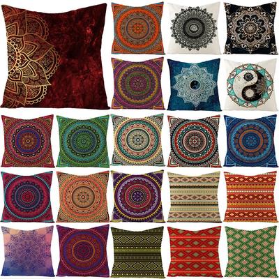 Sofa Cushion Pillow Home Decoration Mandala  Cover Bohemian Ethnic Decorative Pillowcase