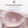 Cotton Front-Closure Wire-Free Push-Up Bra for Mature Women - Large, Breathable, Anti-Sagging Style