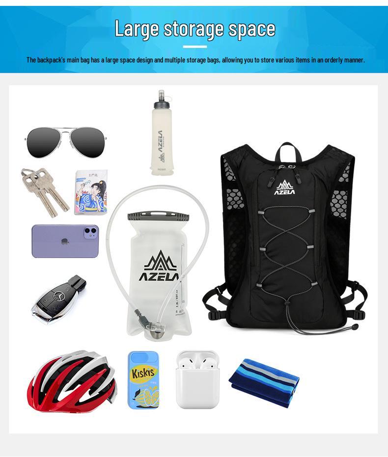 Colorful Outdoor Hiking Backpack with 2L Hydration Bladder for Men & Women - Small Mountaineering & Cycling Bag