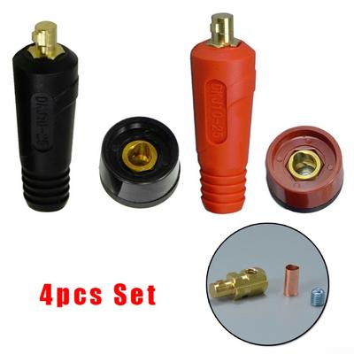 Welding Connector Accessory Cable Panel Connector Parts Replacement Set