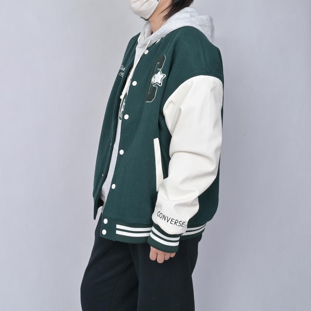 New Converse Puffer Jackets Unisex Green UCJ102-EIE