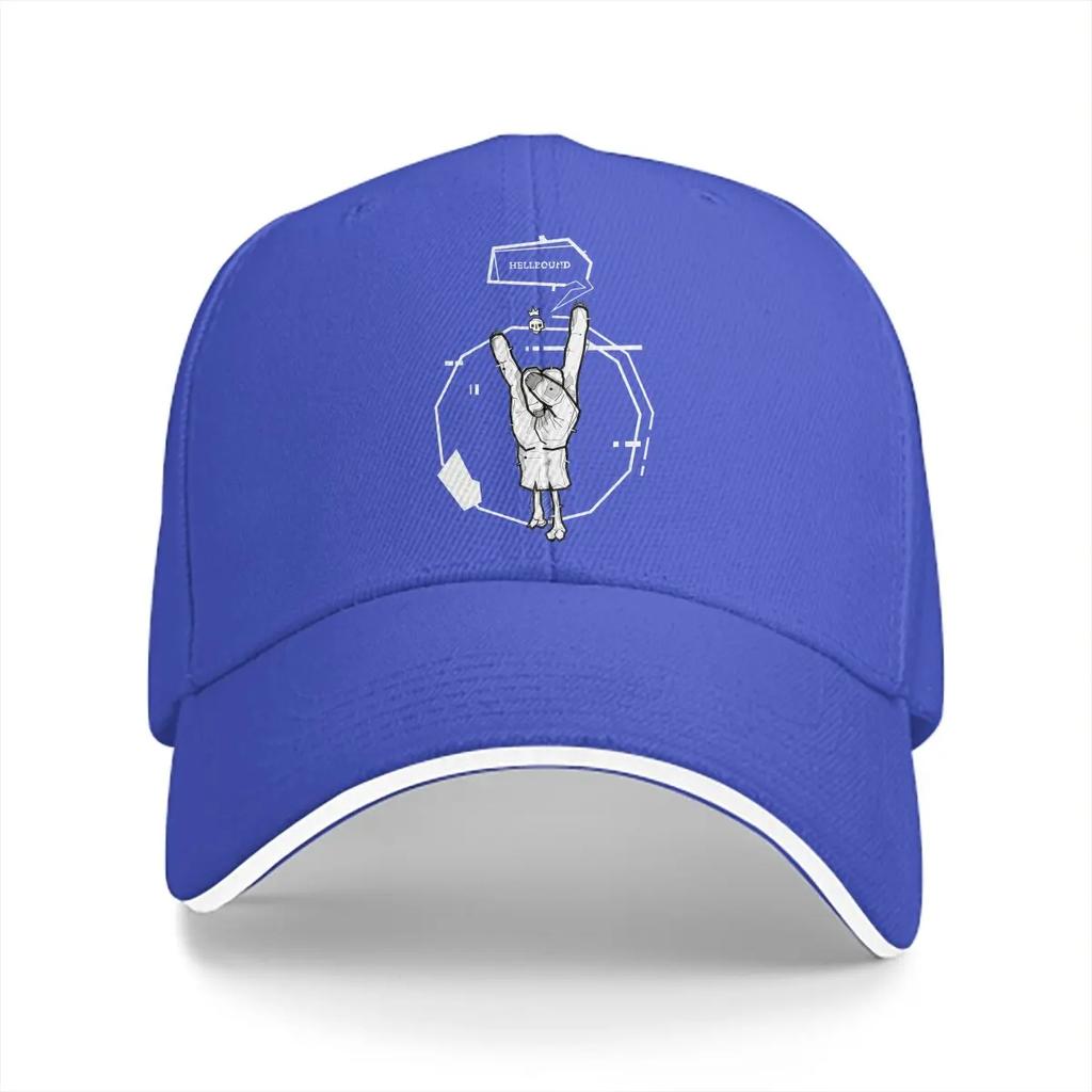 Summer Cap Sun Visor Hellbound Hand Sign Hip Hop Caps Power Of Rock Peaked Hats