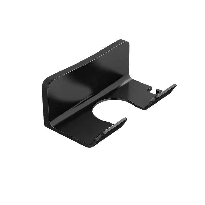 Punch-Free Wall-Mounted Hair Dryer Holder and Bathroom Storage Bracket