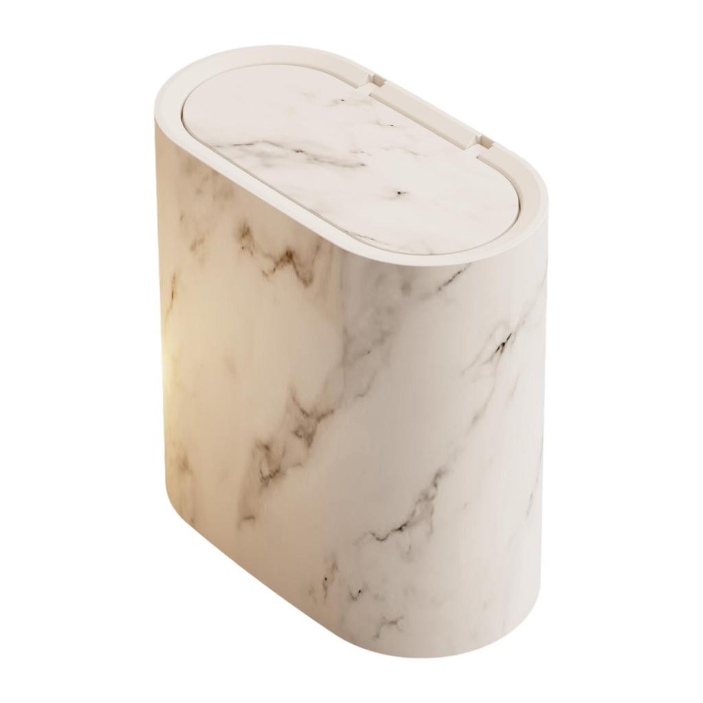 Trash Can Large Capacity Simplistic Garbage Bin for Home Living Room Kitchen Toilet Hotel B&B Bathroom Sandwich