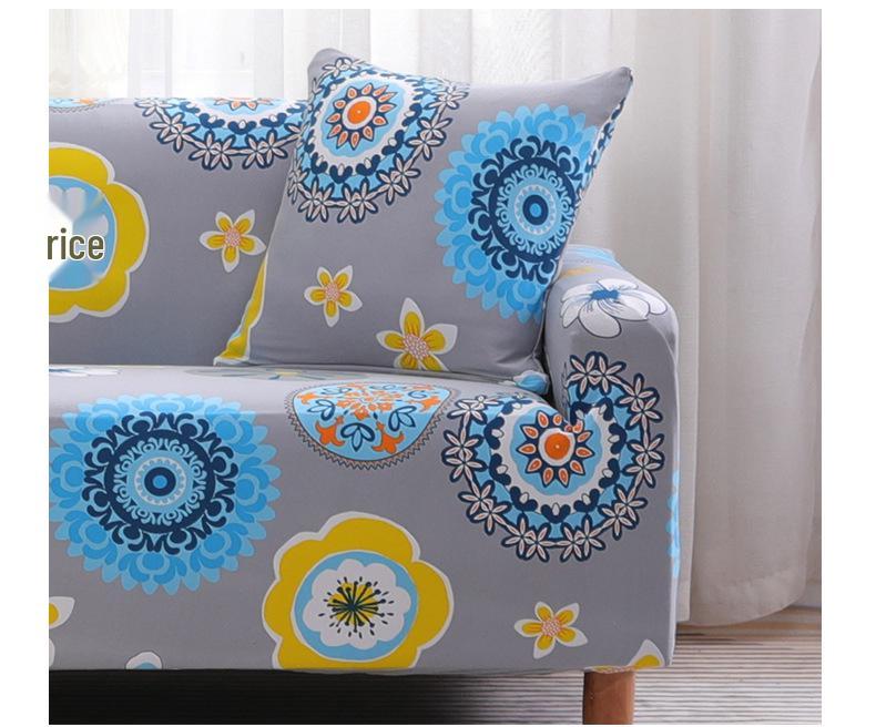 All-Season Elastic Sofa Cover and Cushion Set