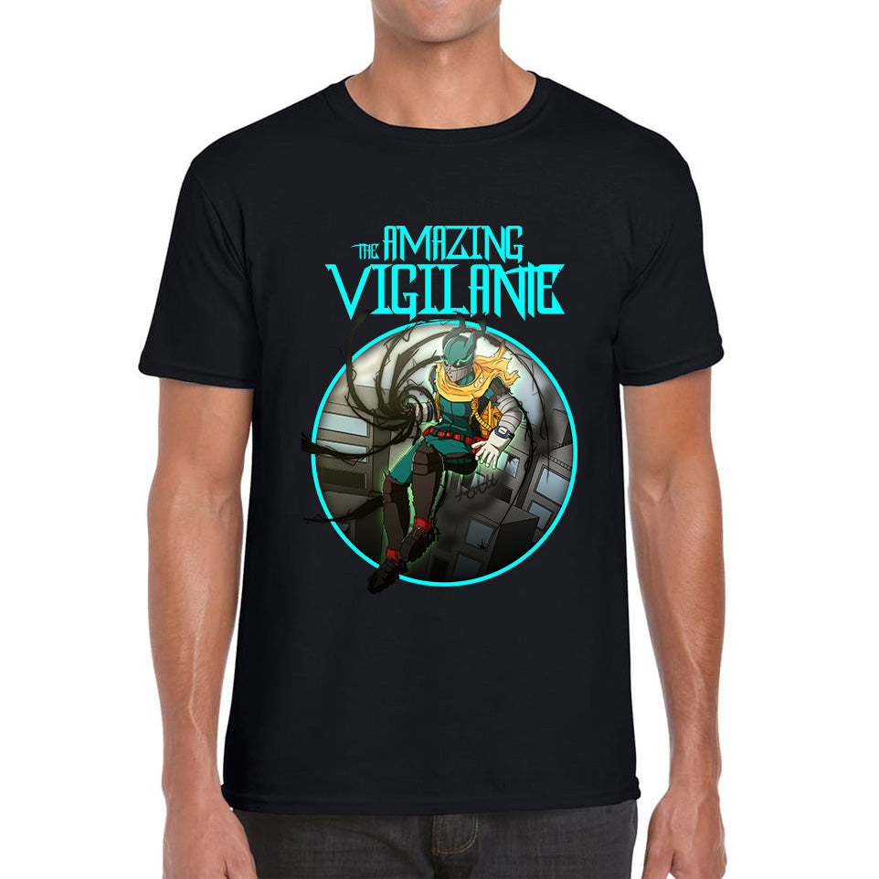

The Amazing Vigilant out of the Dark hole Vintage Graphic Cartoon Series Mens Tee Top 4XL