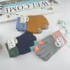 Neue Kinderstrickfingerwärmerhandschuhe
