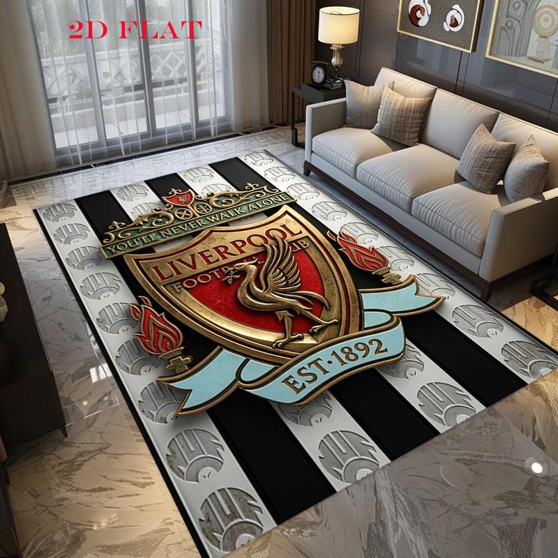 Liverpool Football Club Crest Carpet Printing Home Decor Doormat Fashion Protective Pad