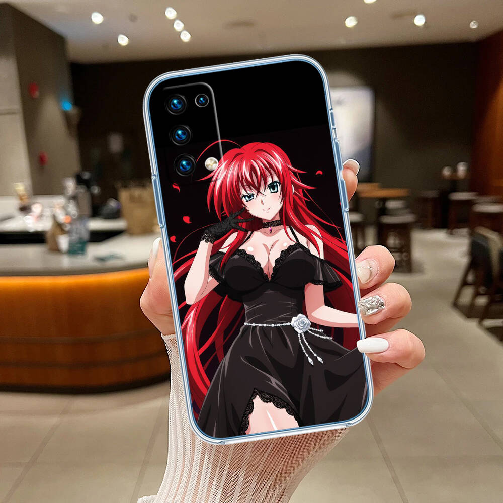 Rias Gremory Case for Motorola G10 G20 G04 E30 E40 E22 E20 E13 E15 G22 G23 G05 G75 G35 G55 E22S E7 G6 G7 G8 G9 Plus Power Play