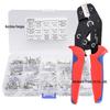 290-Piece Car Connector Kit: 1-3.5mm Male & Female Pin Accessories for Wire Harness Terminals