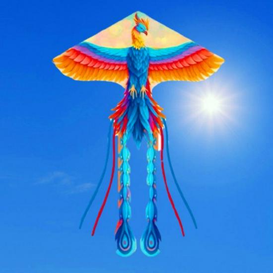 Colorful Children s Cartoon Phoenix and Peacock Kite