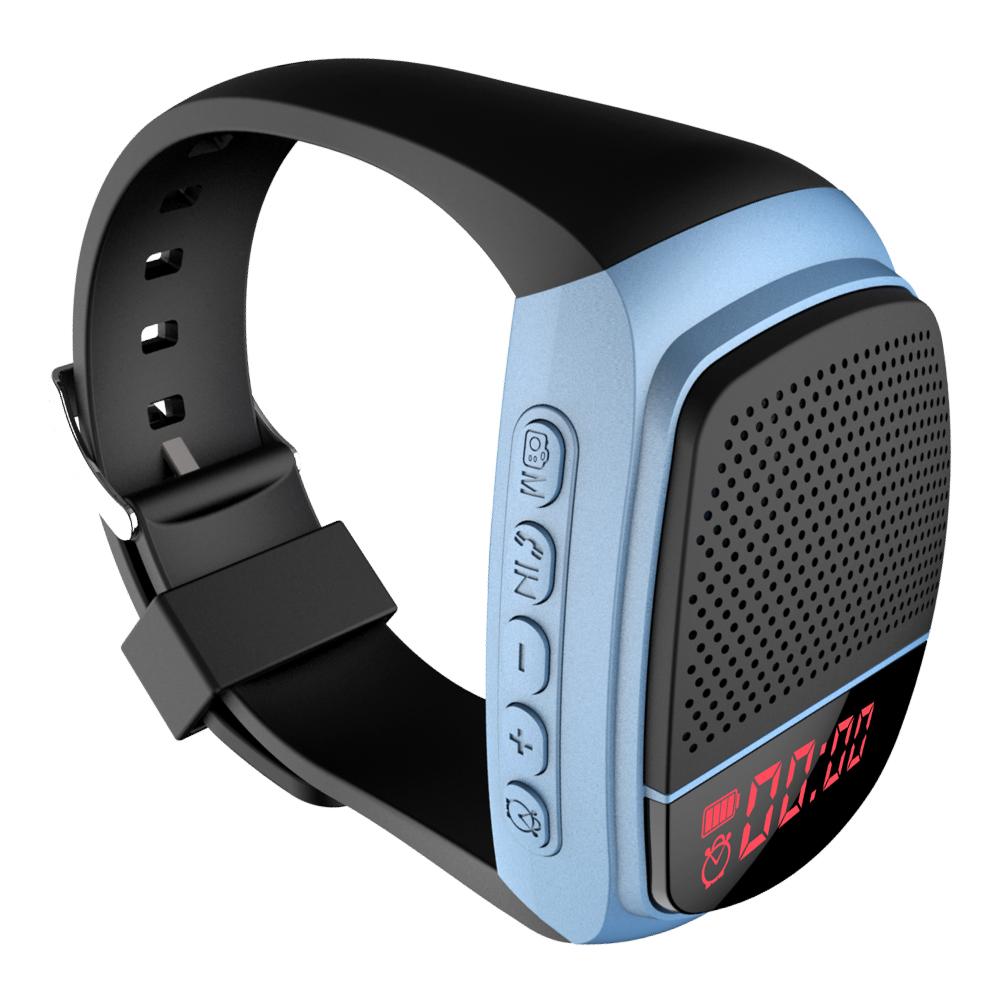 

Спортивные часы B90 с Bluetooth, FM-радио и функцией часов для бега, велоспорта, пешего туризма синий