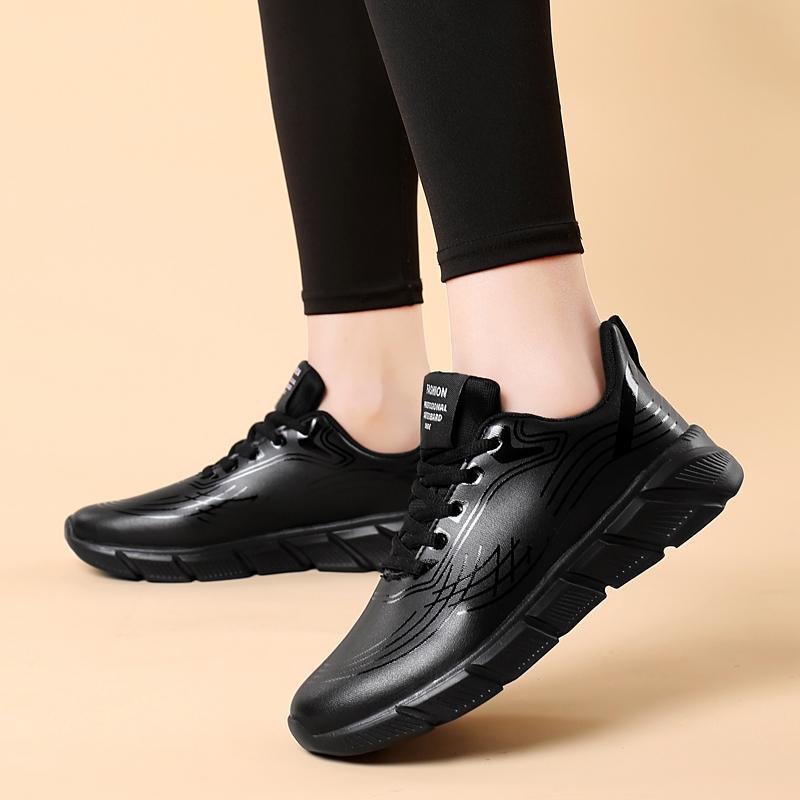 Fashion White Running Shoes Waterproof Athletic Sneakers Women Wear Resistant Walking Sport Shoes Comfortable Shoes