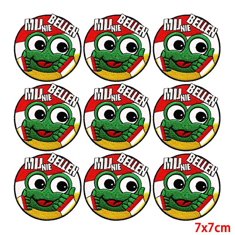 10 Pcs/lot Wholesale Embroidery Patch Iron On Patches For Clothing Patches On Clothes Jackets Decor Applique Sew Supplies