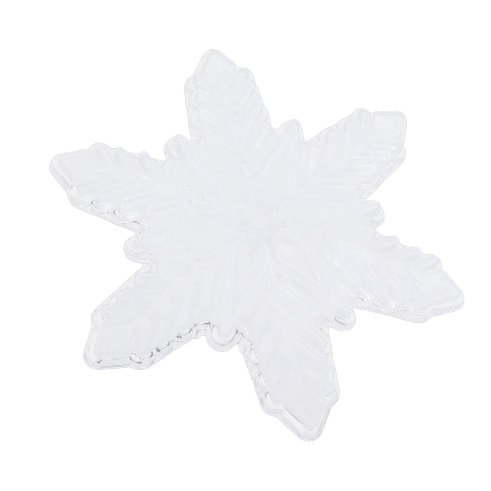 

3D Snowboard Stomp Pad Thickened PVC Snowflake Shape Self Adhesive Anti Slip Snowboard Foot Grip for Outdoor Skiing Gear